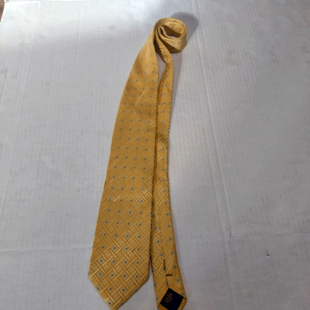Henry Jacobson Men's Yellow Tie
